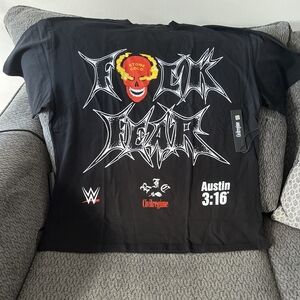 Black WWE Graphic Tee